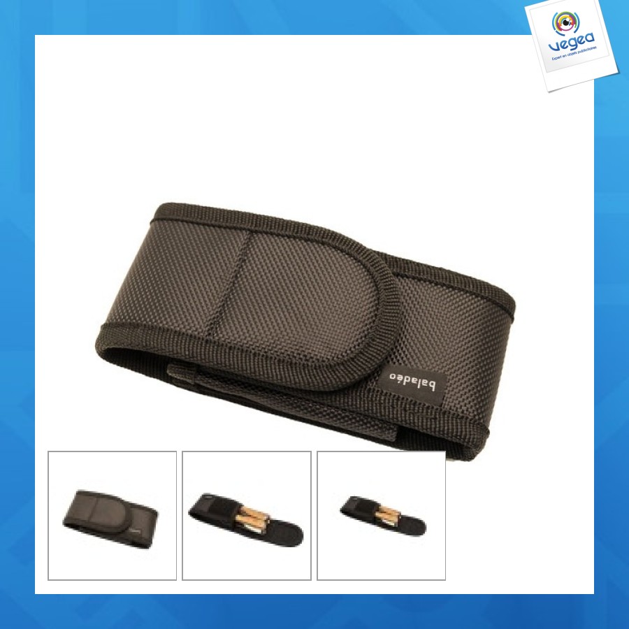Funda de nylon para cinturón para alicates 'slim', negra