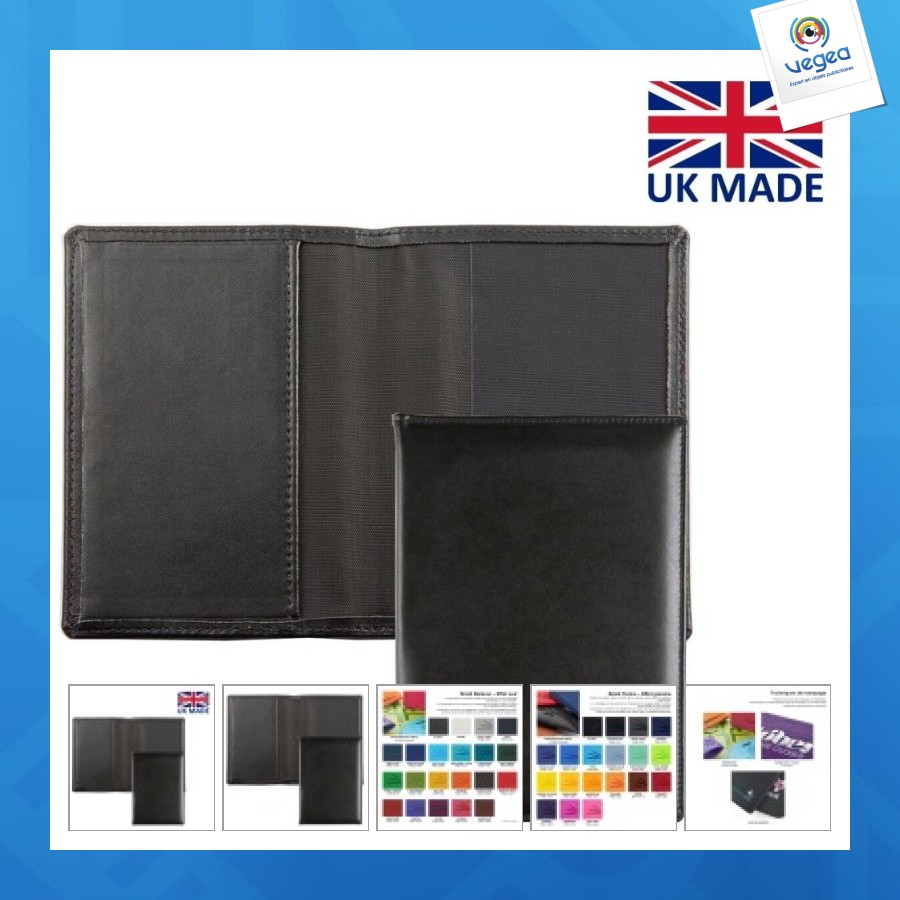 Funda de pasaporte de imitación de color