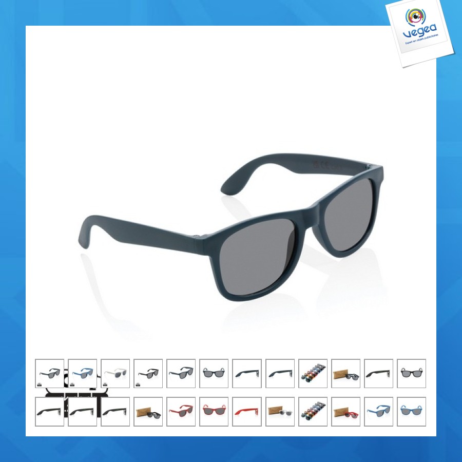 Gafas de sol de plástico pp reciclado grs