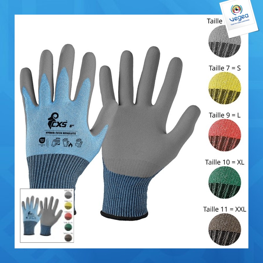 Gants de travail personalizables cxs
