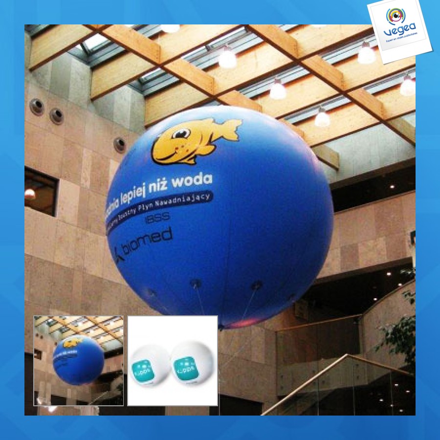 Globo único de helio de 1,8 m