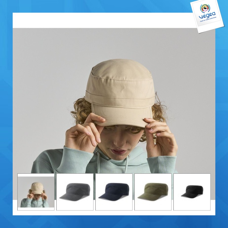 Gorra de estilo militar