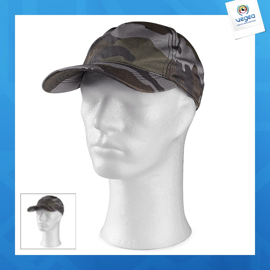 Gorra de trabajo unisex de camuflaje