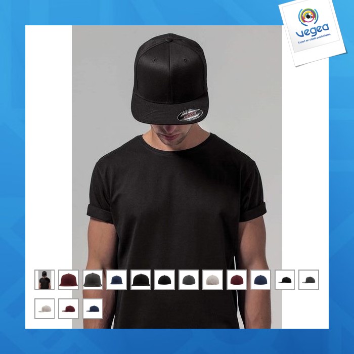 Gorra de visera plana flexfit - flexfit