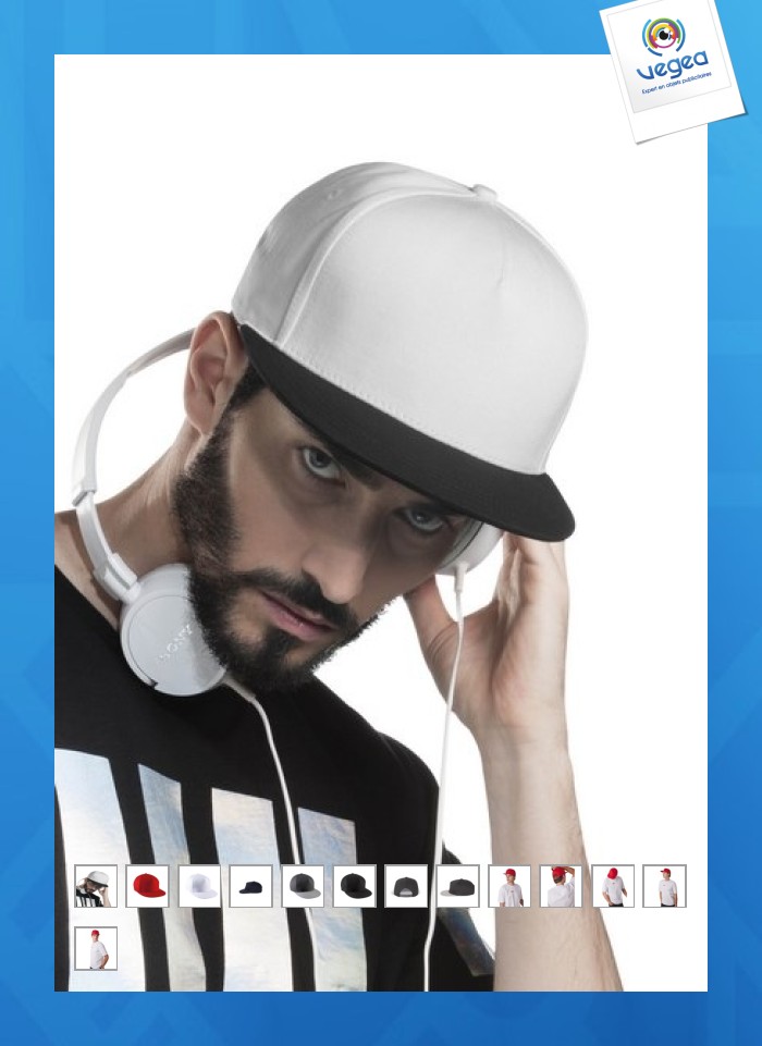 Gorra snapback - 5 paneles