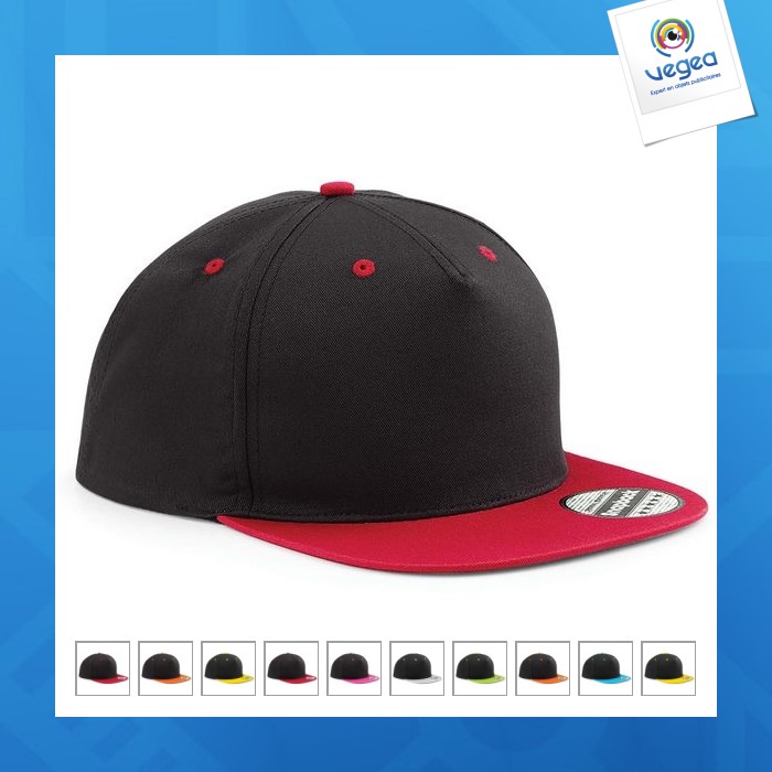 Gorra snapback de contraste - beechfield