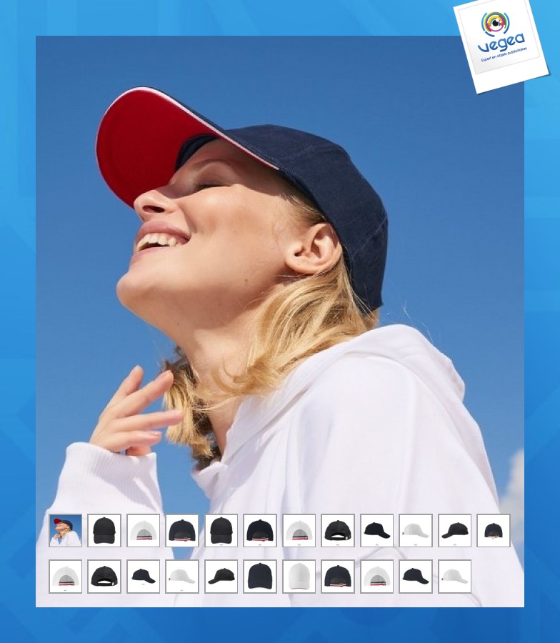 Gorra tricolor unisex - longchamp