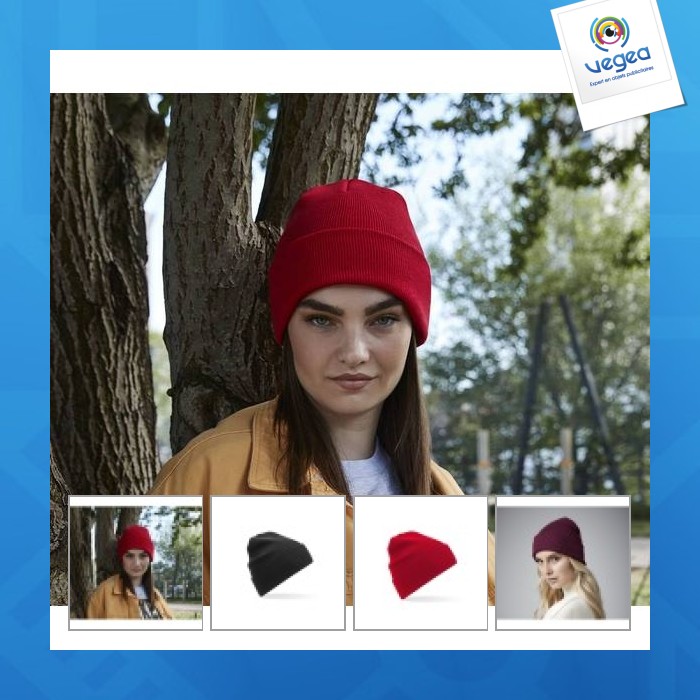 Gorro de algodón orgánico - organic cotton original cuffed beanie