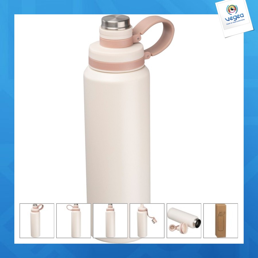 Gourde en acier inoxydable sous vide, 800ml