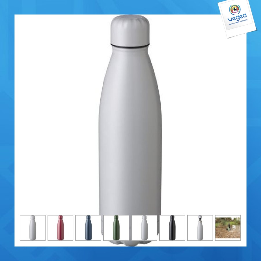 Gourde isotherme personalizable double paroi en acier inoxydable amara