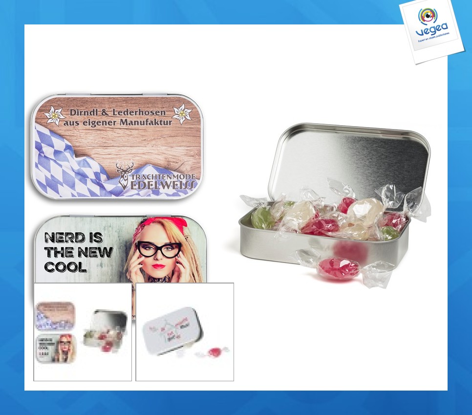 Gran caja metálica con bisagras