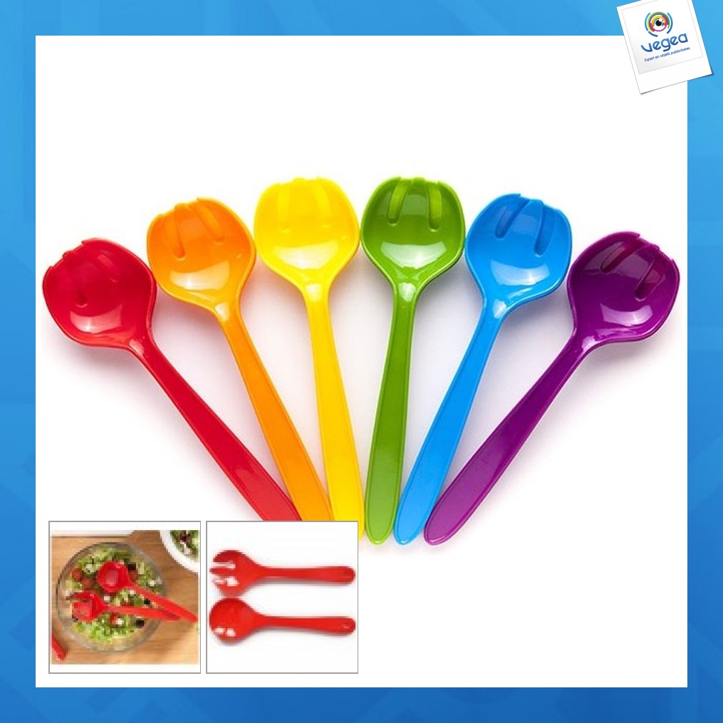 Grandes servidores de ensalada personalizable 31cm