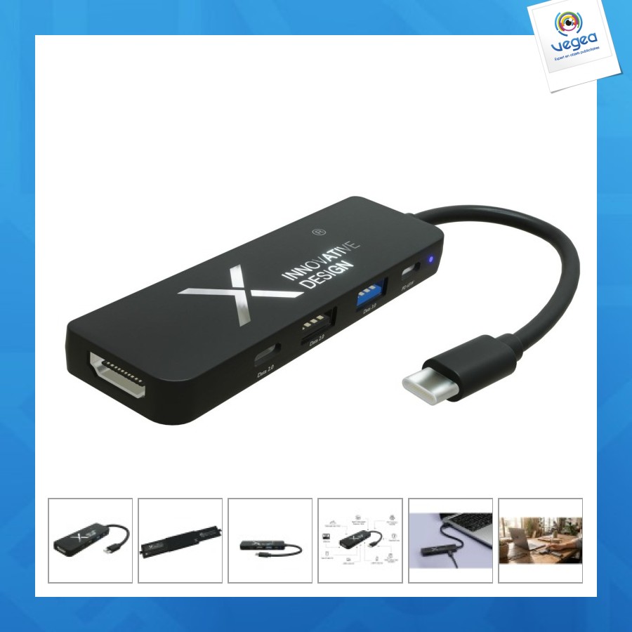 Hub de promoción hdmi 100w