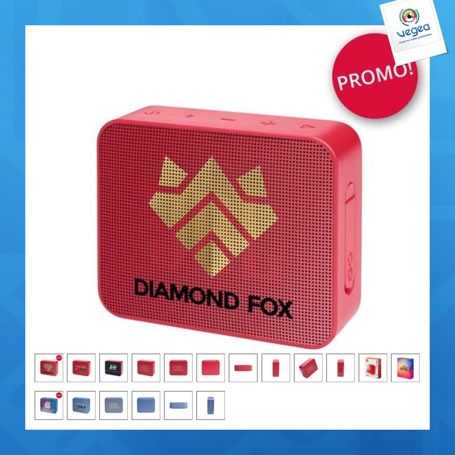 Jbl go essential de promoción azul