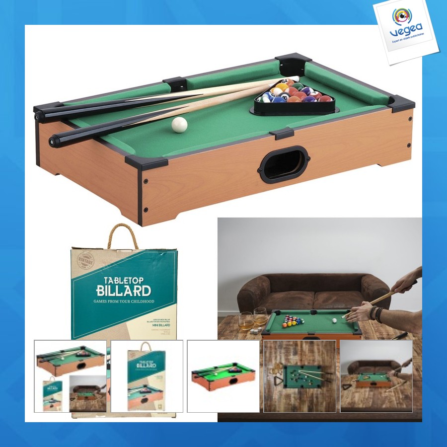 Jeu de table billard personalizable