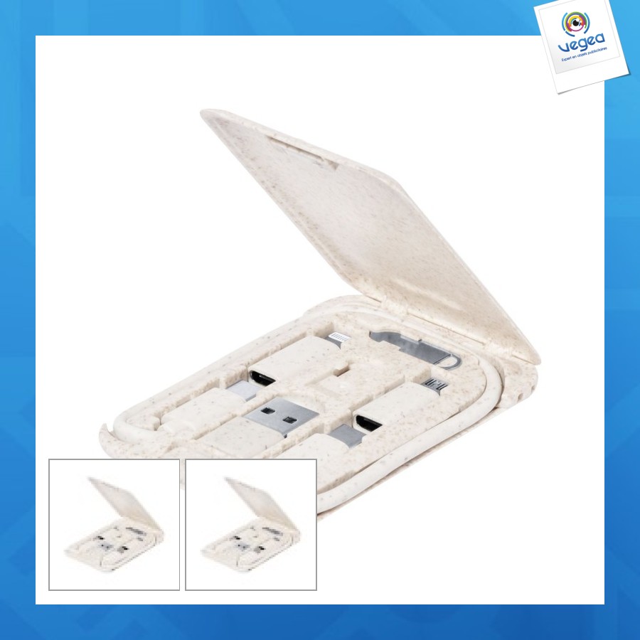 Juego de cables de carga usb lee