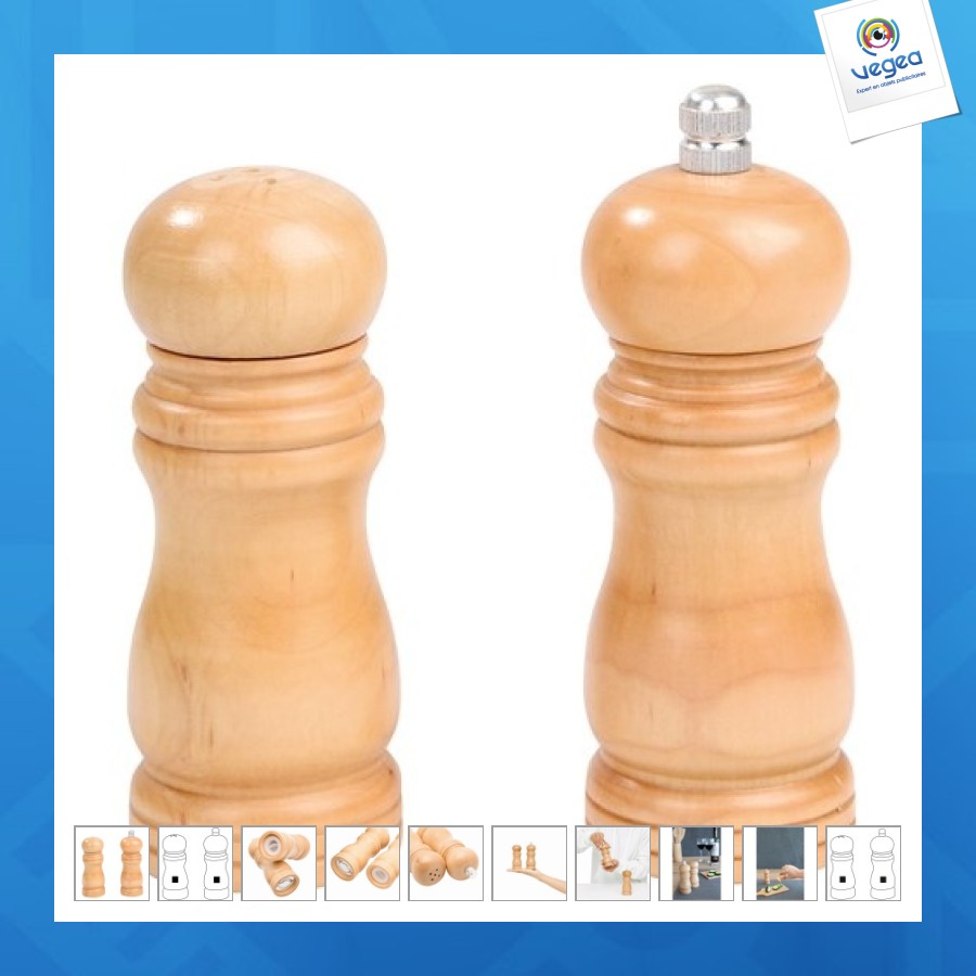 Juego de molinillo de sal y pimienta duo spice