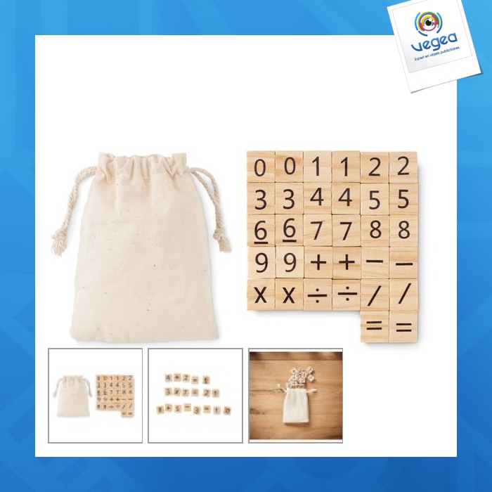 Juego educativo de madera para contar