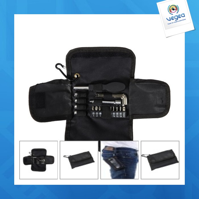 Kit de herramientas de promoción de poliéster 600d