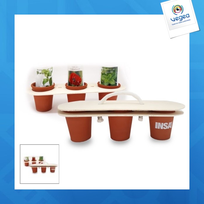 Kit de plantación de promoción trío 3 macetas