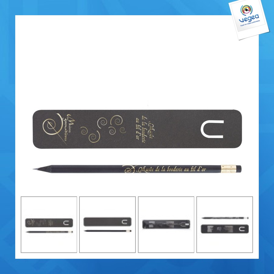 Kit marque page de promoción 19 cm negro