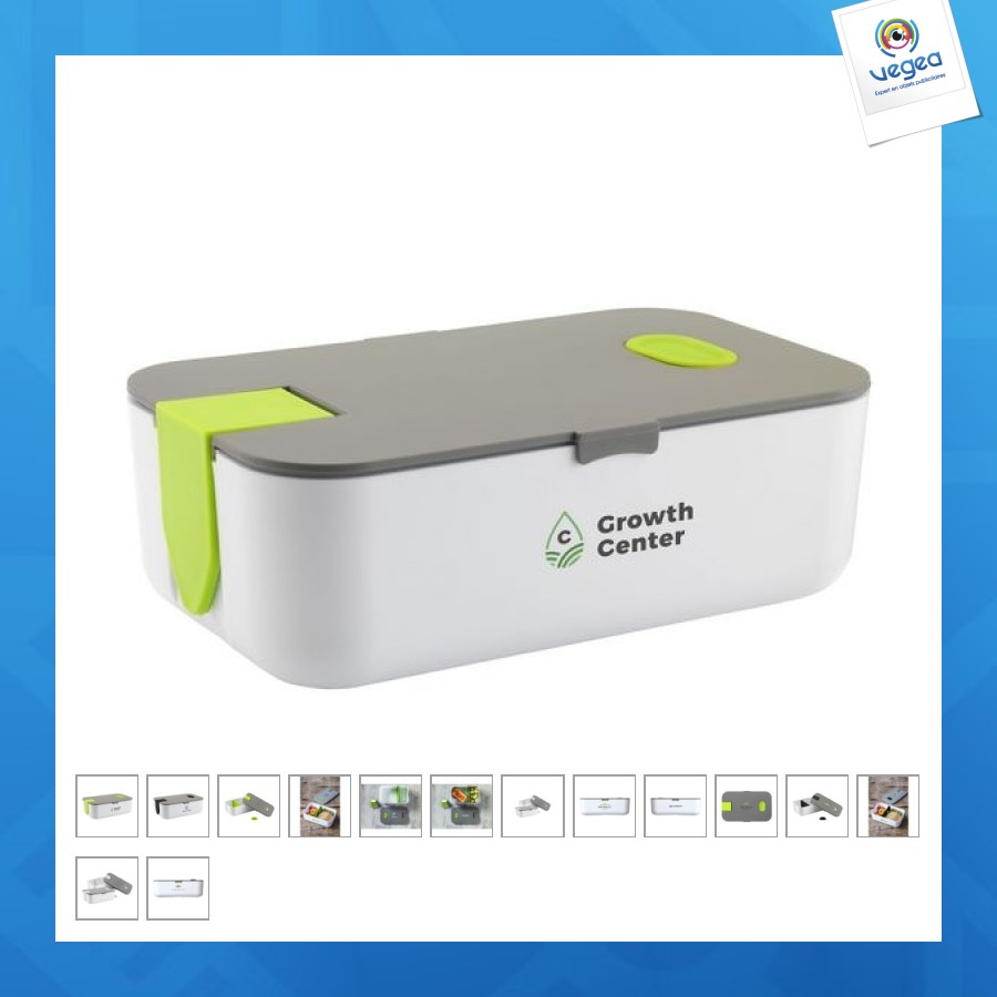 La caja del almuerzo con el compartimento