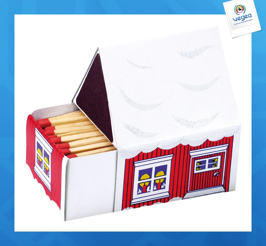 La pequeña caja de cerillas personalizable de la casa