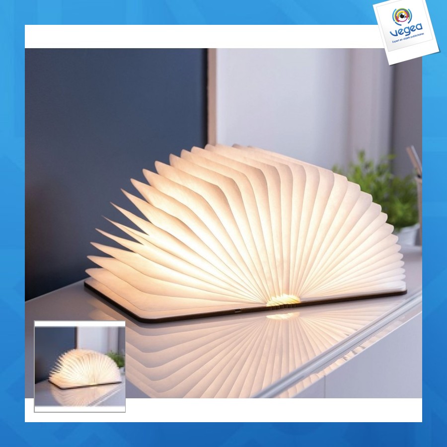 Lámpara led libro
