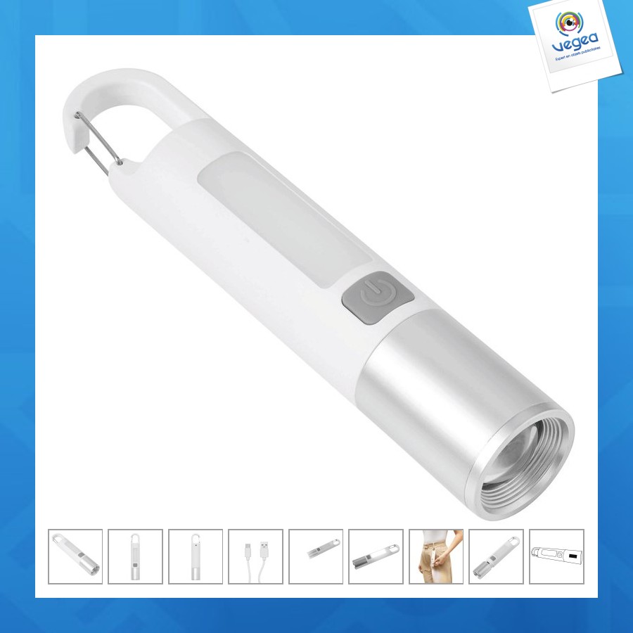 Lampe de poche led rechargeable