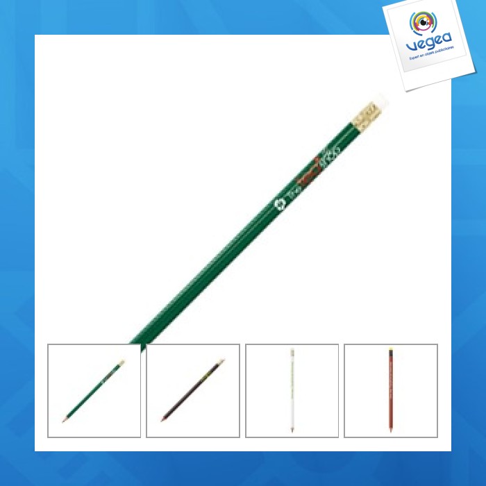 Lápiz de la evolución con punta de goma bic