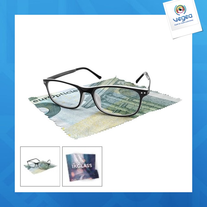 Lingette microfibre personalizable - made in europe