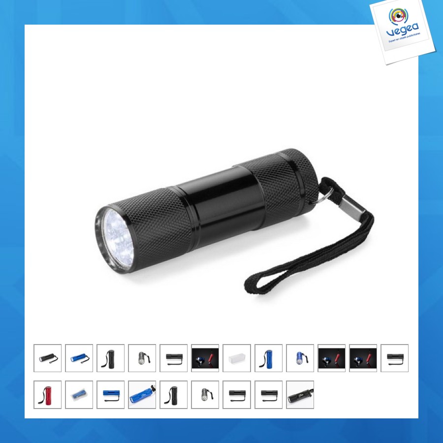 Linterna ray, 9 led