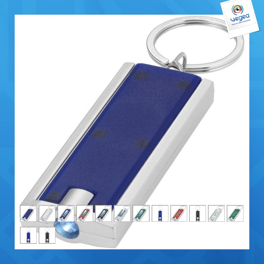 Llavero con lámpara led castor