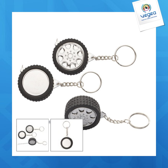 Llavero de la rueda de la regla