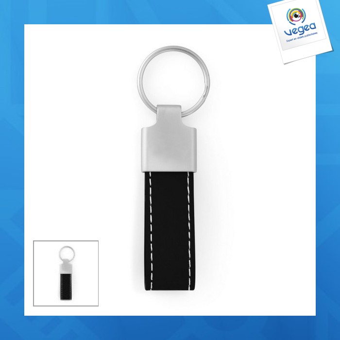 Llavero plazza ancho 20mm en pu reciclado