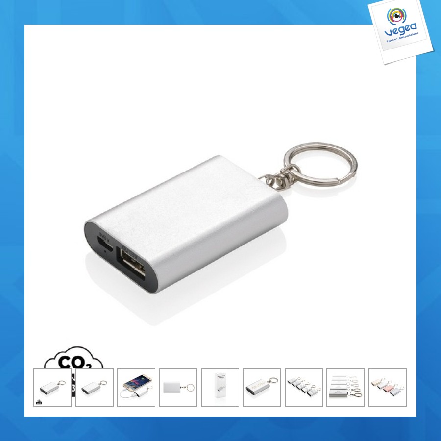 Llavero powerbank de promoción 1000mah