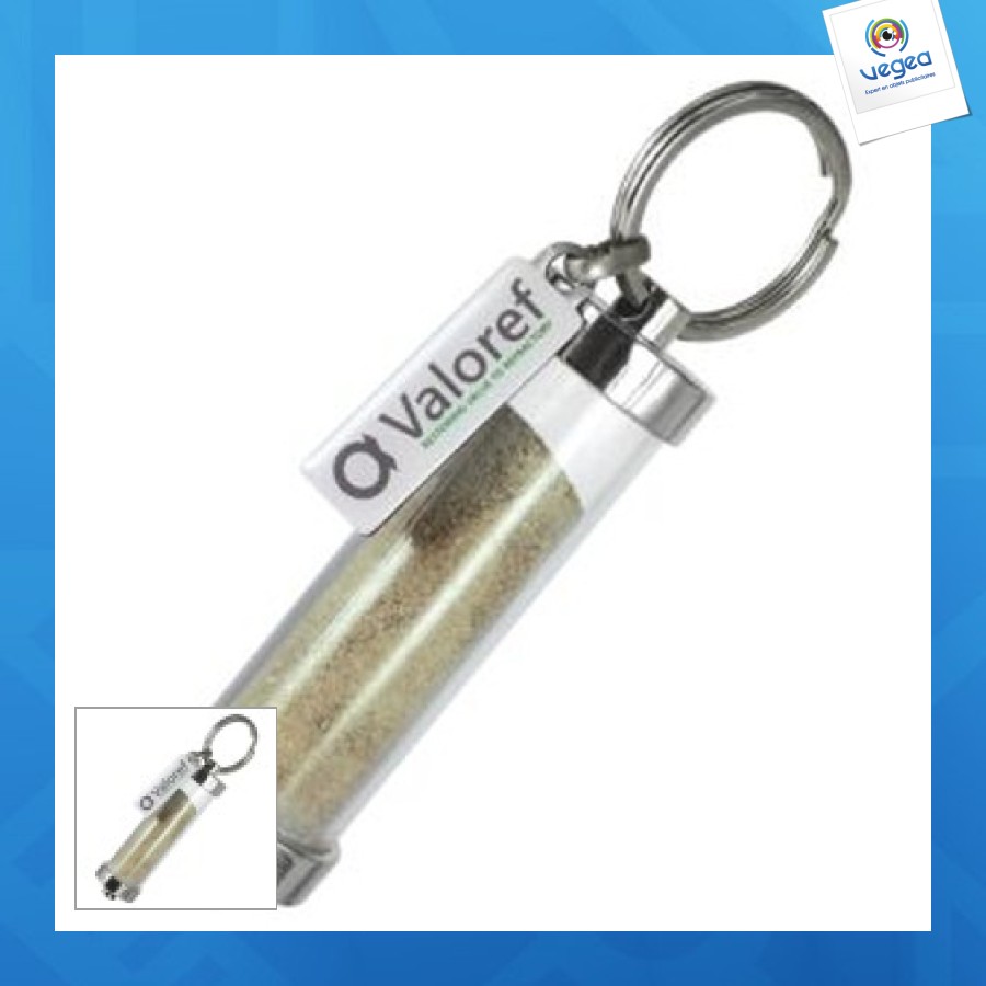 Llavero salsa tubo de pvc