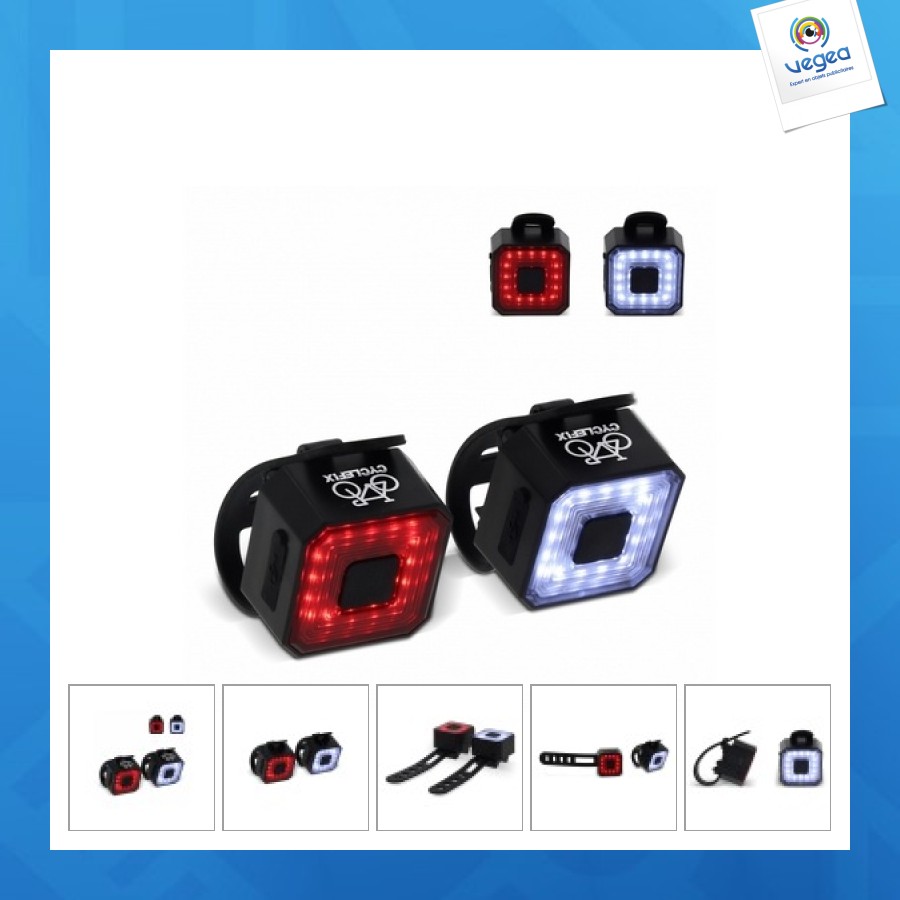 Luz recargable para bicicleta