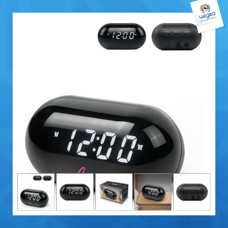 M-15 - muse radio-réveil personalizable à double alarme