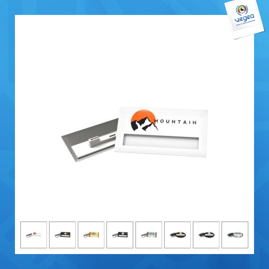 Mae insignia metálica