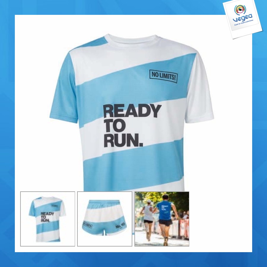 Maillot de running - running - 100% personalizable