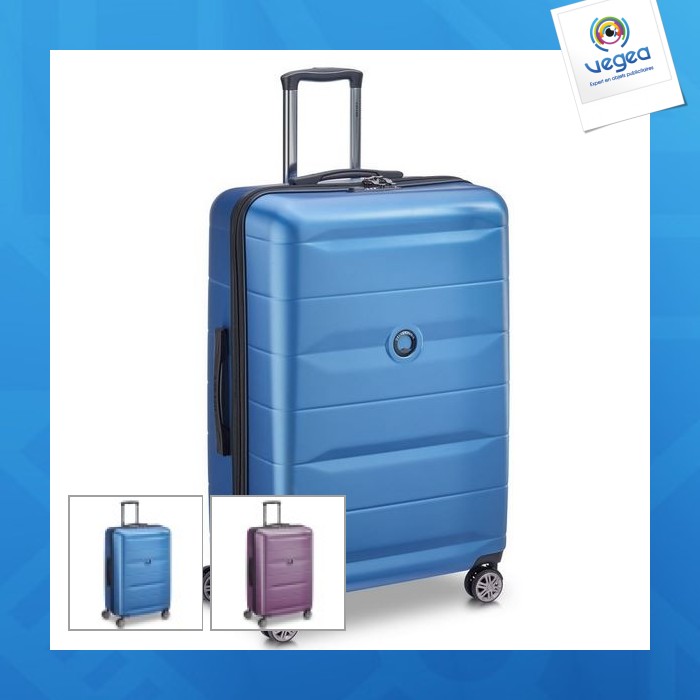 Maleta trolley 4 ruedas dobles 77 cm - comete +