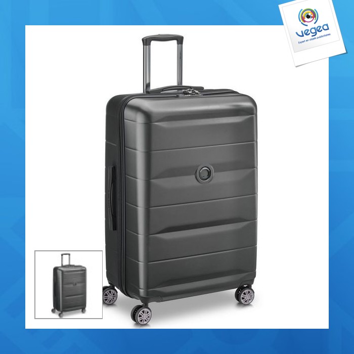 Maleta trolley 4 ruedas dobles 77 cm - comete +