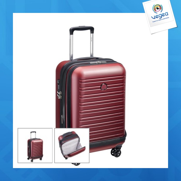 Maleta trolley de negocios 4 ruedas dobles 55 cm
