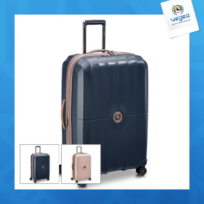 Maleta trolley personalizable extensible 4 ruedas dobles 77 cm - st tropez