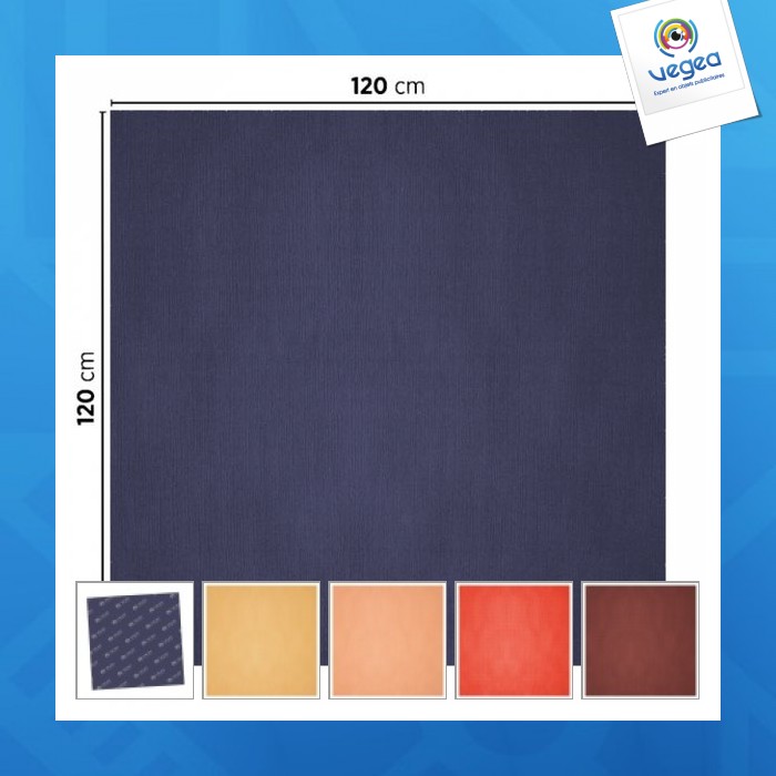 Mantel personalizable de papel de color 120x120cm