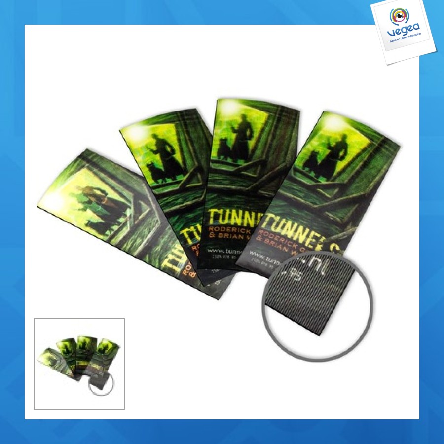 Marcapáginas lenticular