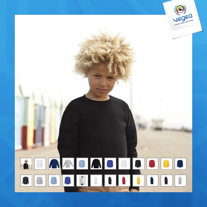 Md sudadera de los niños de fruit of the loom