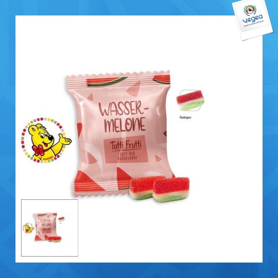 Melones haribo en bolsa promocional, sandía haribo