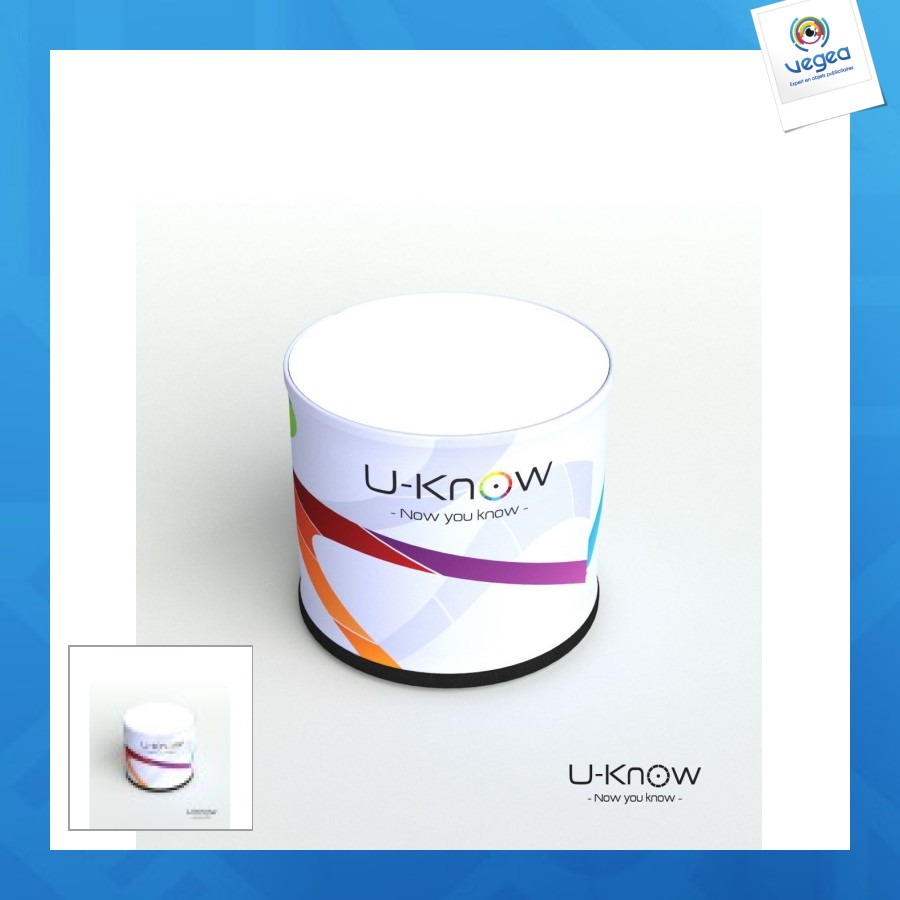 Mesa de café inflable de 50 cm.